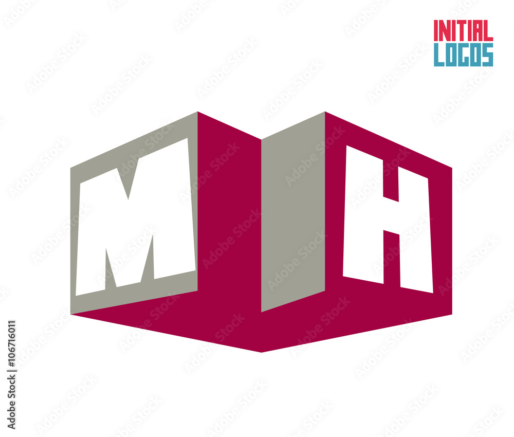 MH Initial Logo for your startup venture MH Initial Logo for your startup venture