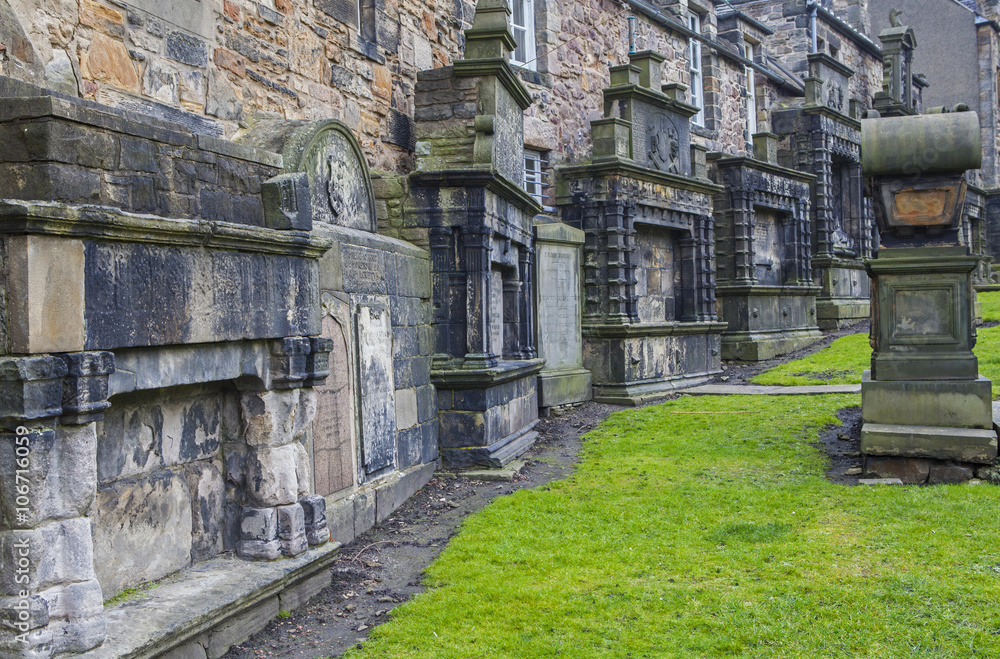 Greyfriars Cemetery in Edinburgh Greyfriars Cemetery in Edinburgh