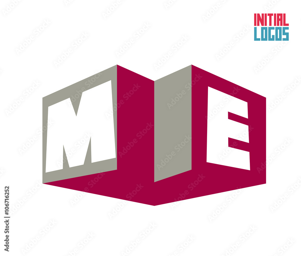 ME Initial Logo for your startup venture ME Initial Logo for your startup venture