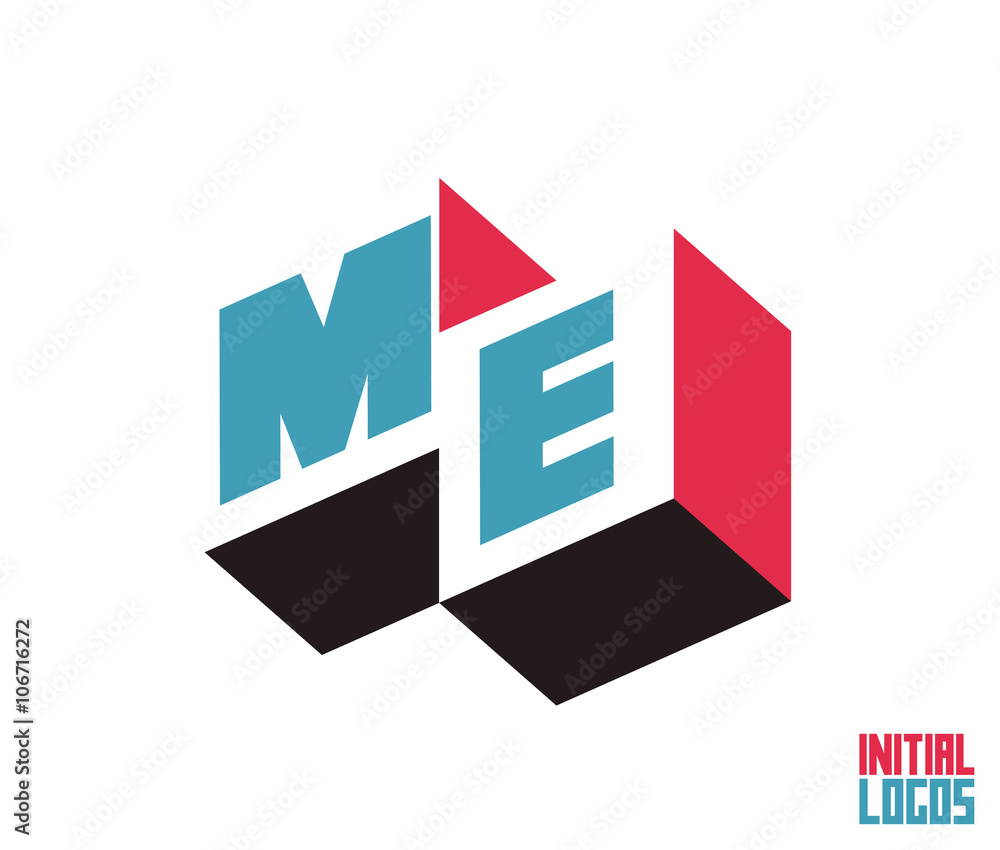 ME Initial Logo for your startup venture