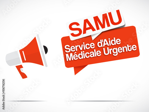 mégaphone : SAMU