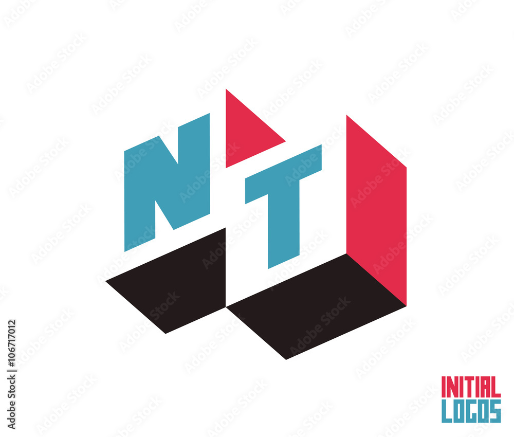 NT Initial Logo for your startup venture NT Initial Logo for your startup venture