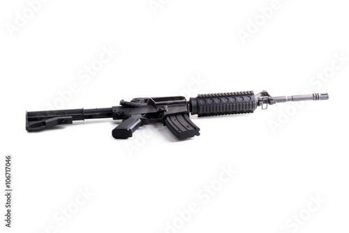 SMG on white background