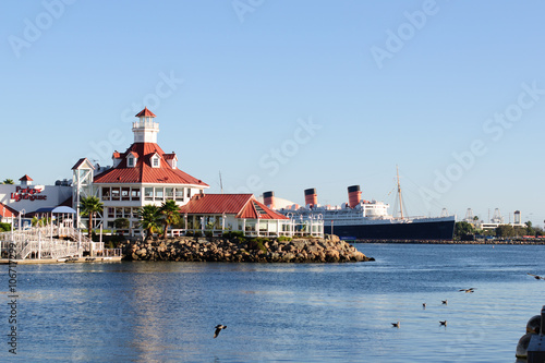 Beautiful view in sunny day, California, USA.  Los-Angeles