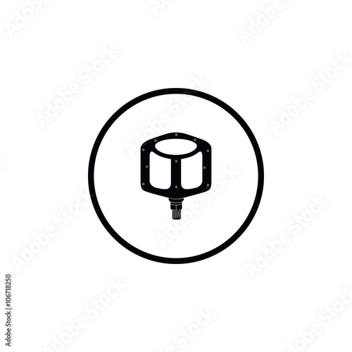 Icon bicycle pedal.