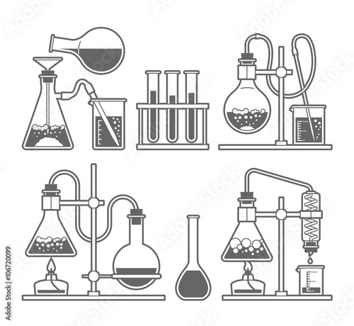 chemical glassware icon