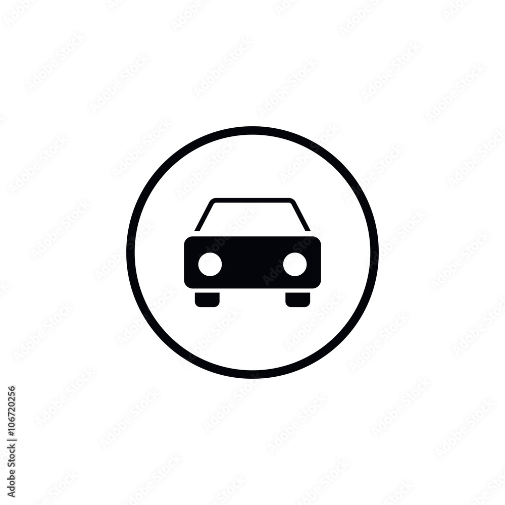Icon car. Icon car.