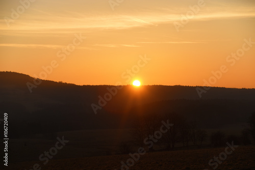 Sunrise in north of Bohemia © luzkovyvagon.cz