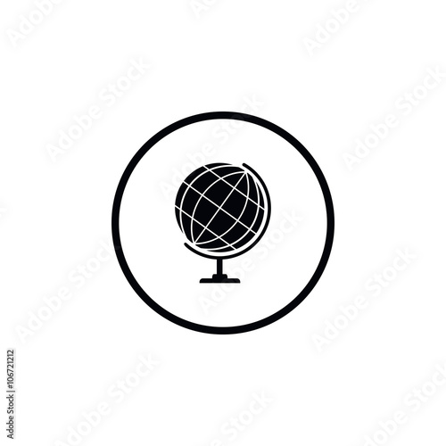 Globe icon.