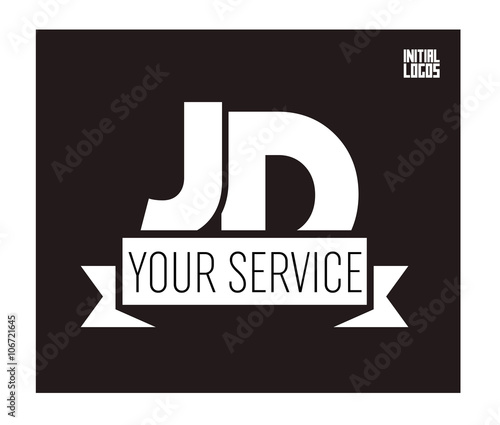 JD Initial Logo for your startup venture