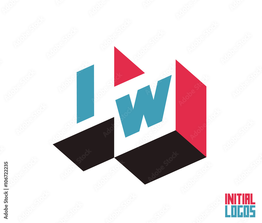 IW Initial Logo for your startup venture IW Initial Logo for your startup venture
