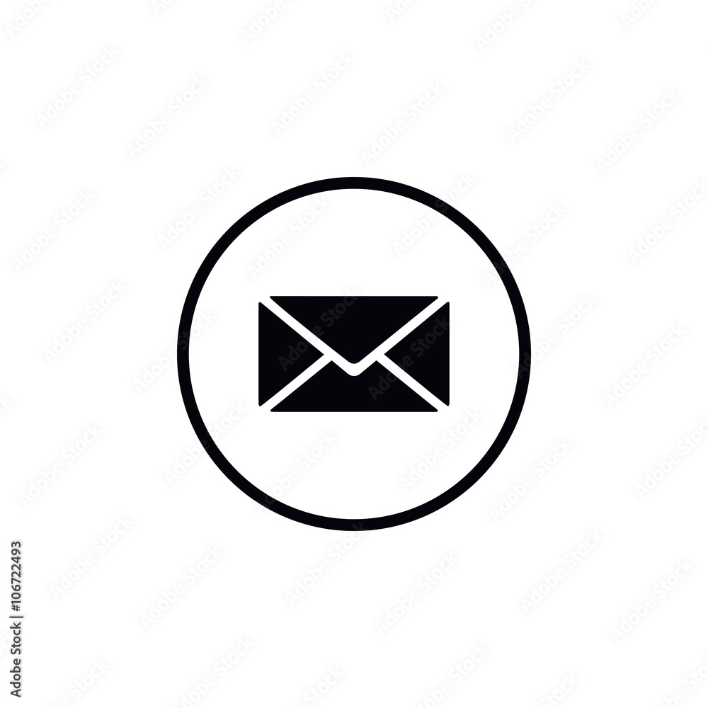 Closed envelope icon. Closed envelope icon.