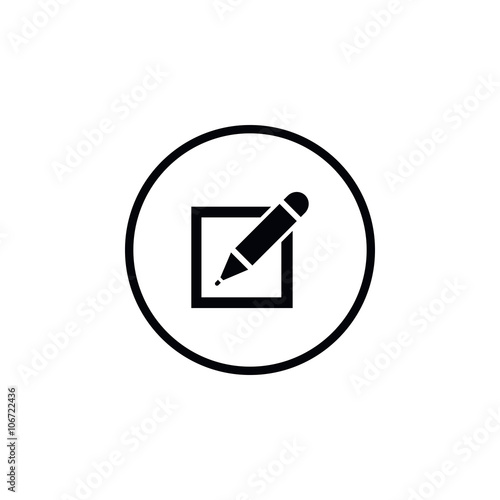 Registration icon.