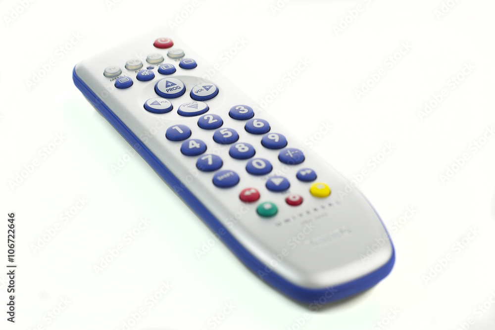 Remote control isolated on a white background Remote control isolated on a white background