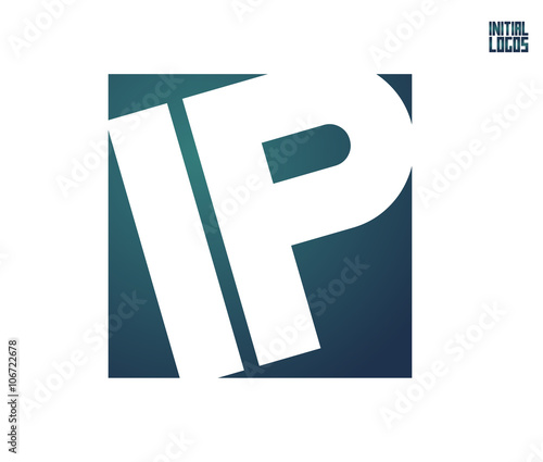 IP Initial Logo for your startup venture