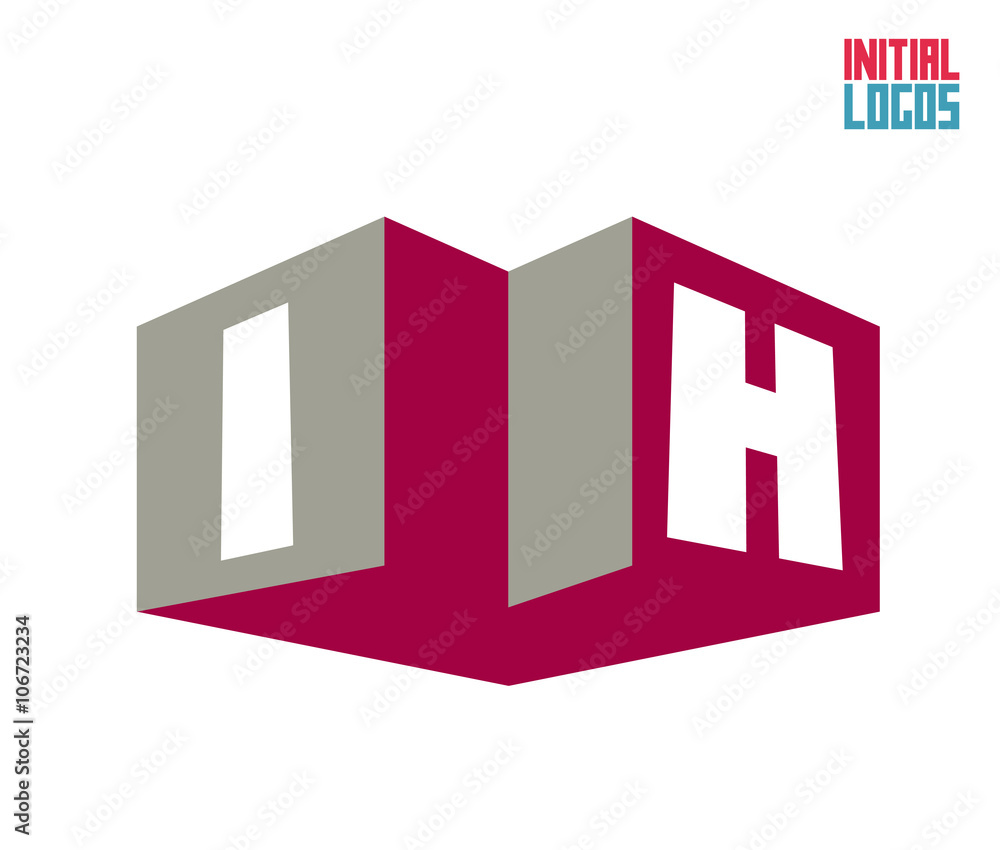 IH Initial Logo for your startup venture IH Initial Logo for your startup venture
