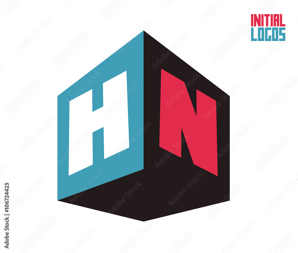 HN Initial Logo for your startup venture HN Initial Logo for your startup venture