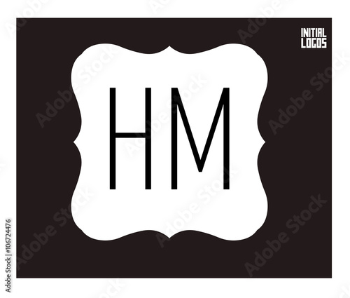 HM Initial Logo for your startup venture