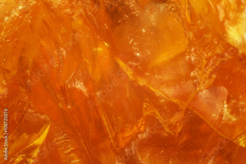 Abstract of sunlight passed throughout piece of rosin