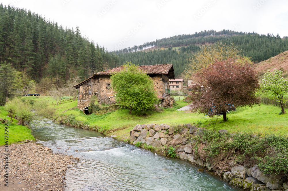 Obraz na plátně caserio de bizkaia