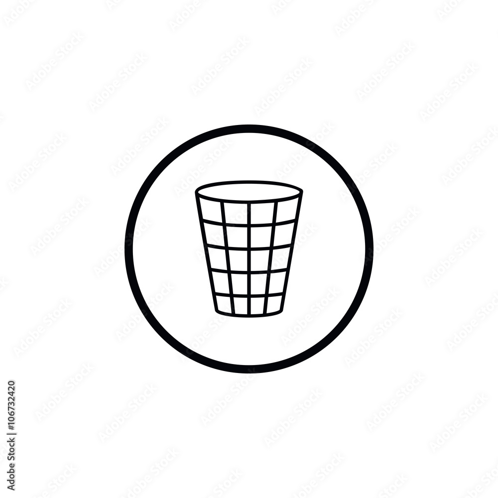 Icon basket. Icon basket.