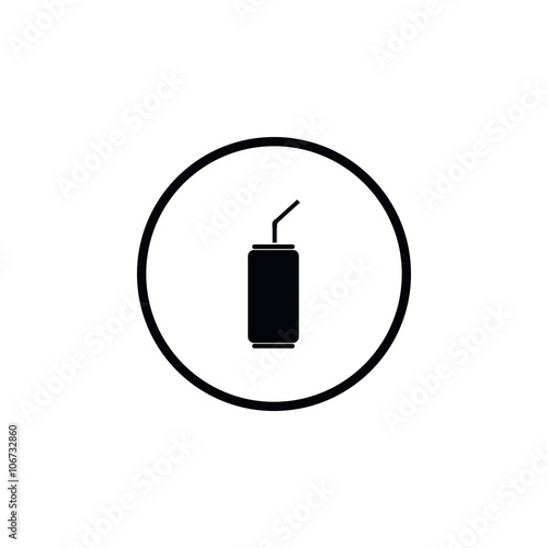 Drink with a straw icon.