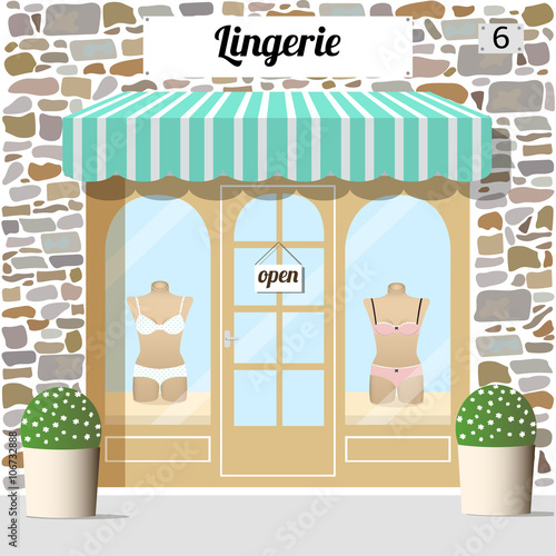 Lingerie shop.