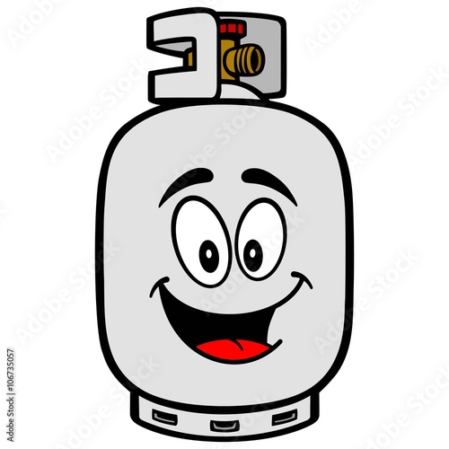 Propane Tank Mascot