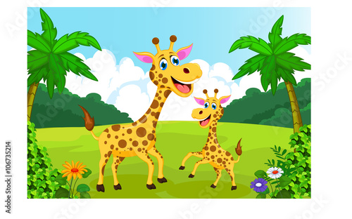 giraffe cartoon