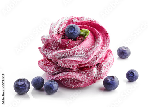 homemade blueberry zephyr cake