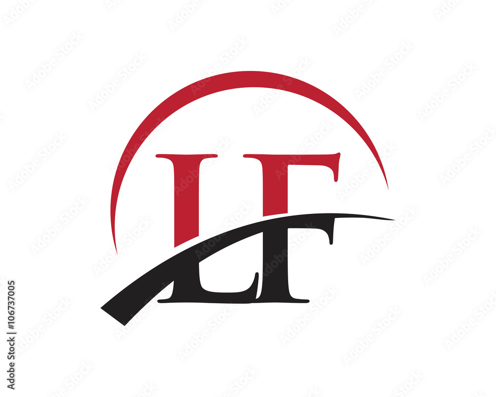 LF red letter logo swoosh LF red letter logo swoosh