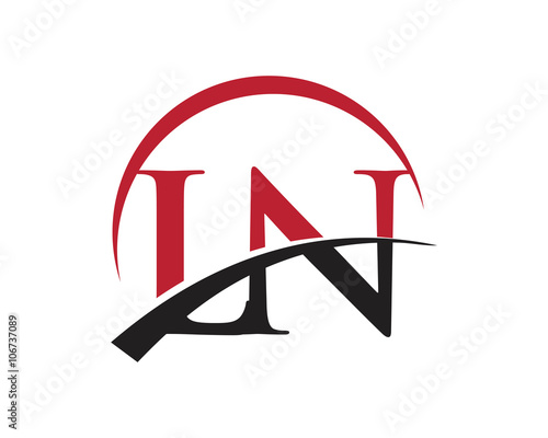 LN red letter logo swoosh