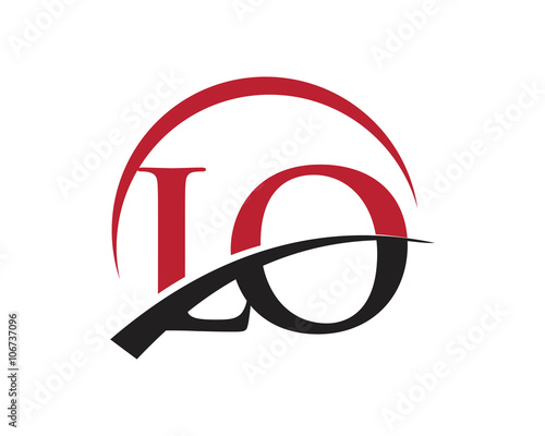LO red letter logo swoosh