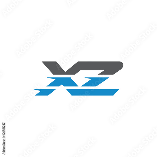 Free Download Simple Modern Dynamic Letter Initial Logo xz - GFXLoad