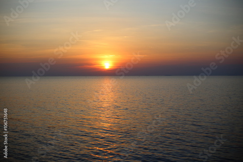 sunset and sea © pantkmutt