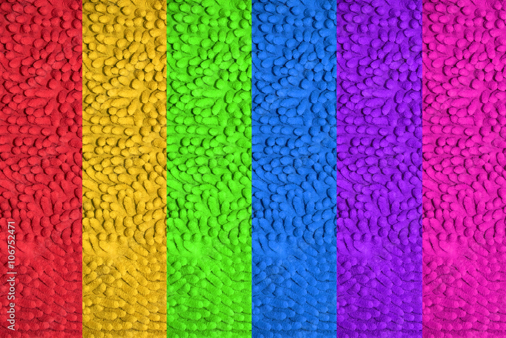 Colorful of doormat texture background.