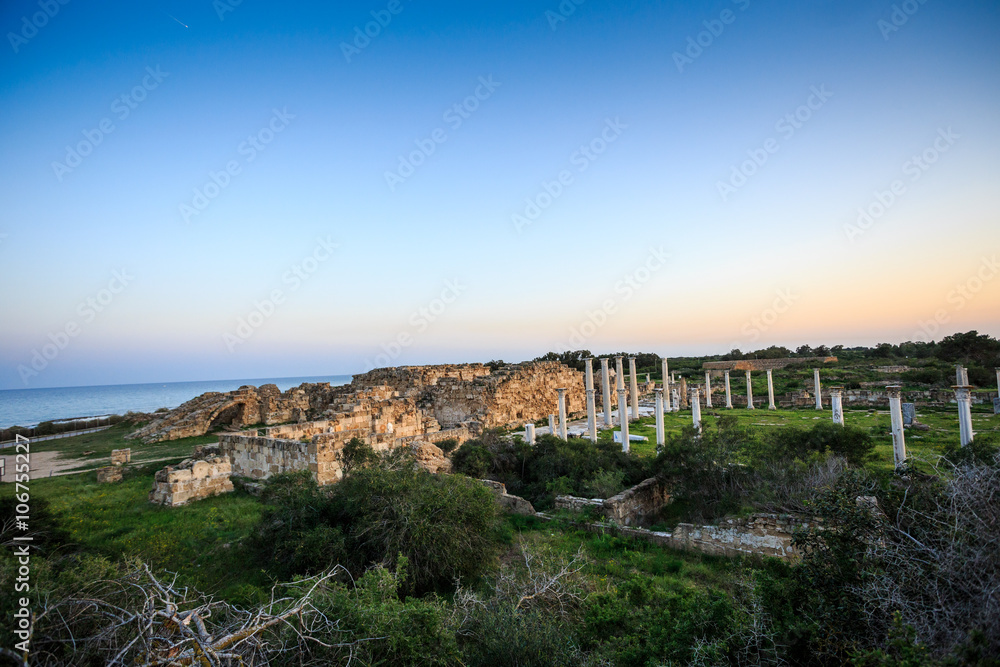 Ancient city of Salamis located in on Cyprus.