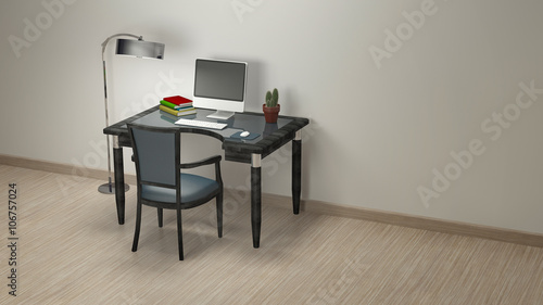 Bilde på lerret Workroom Simple and good look / 3d rendering image