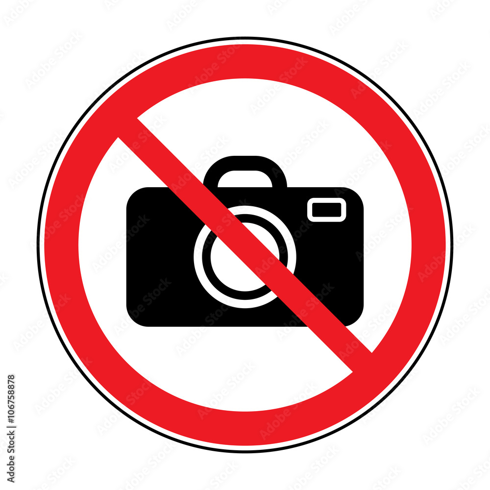 no photo sign no photo sign