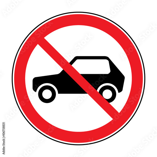 no car sign