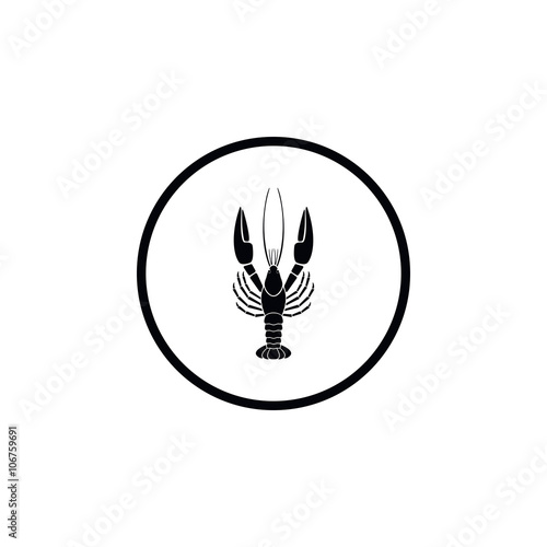 Icon crayfish.