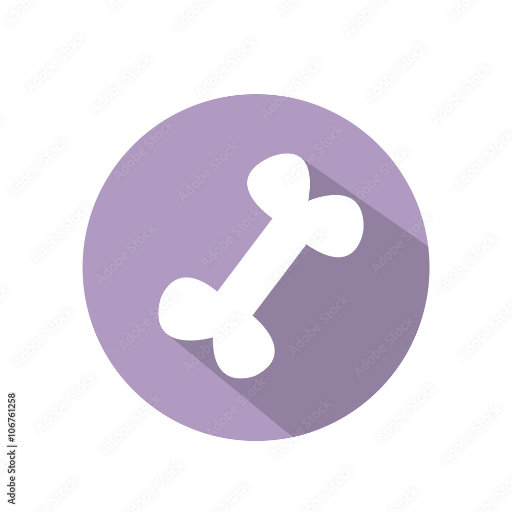 Dog bone vector icon Dog bone vector icon