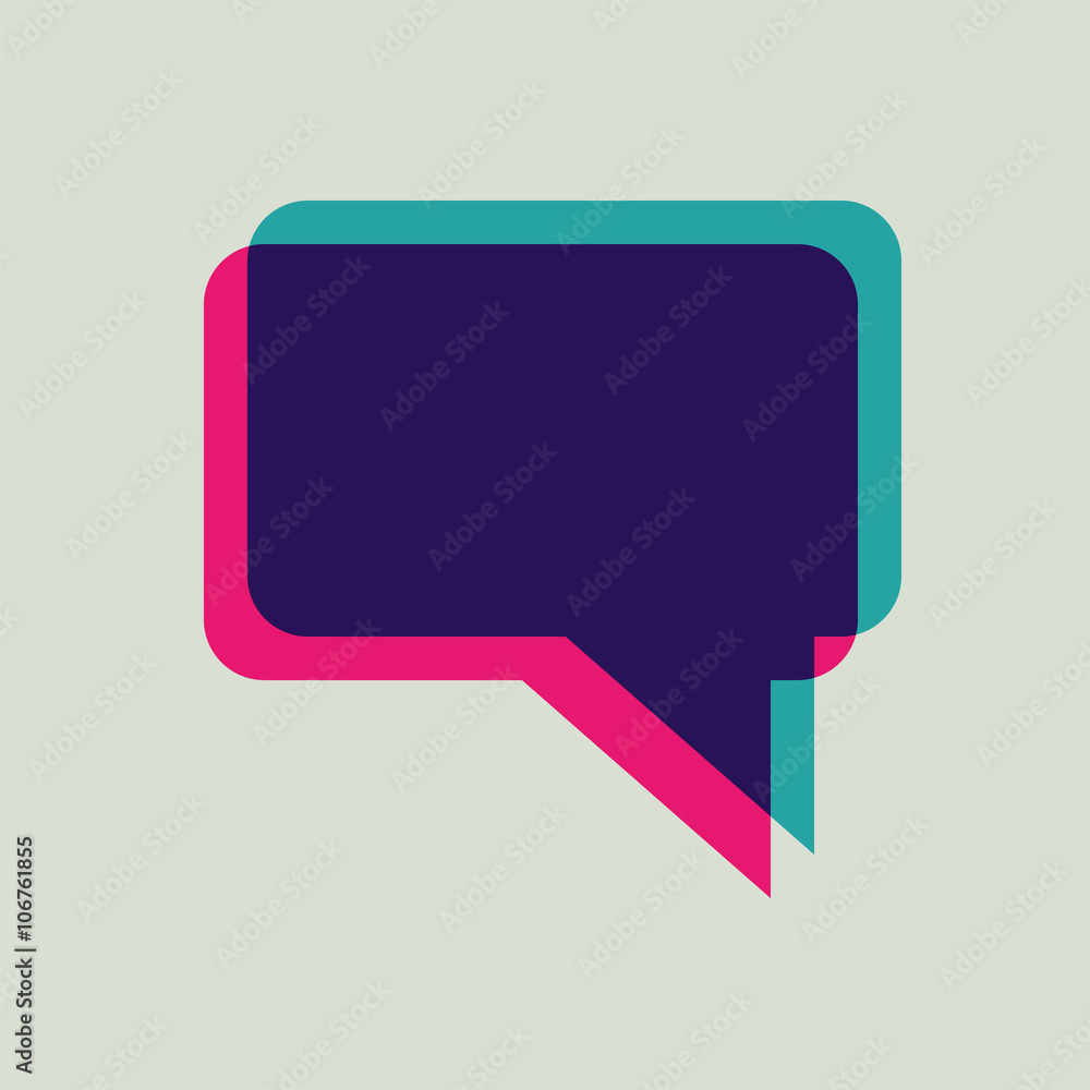 Fototapeta premium chat icon