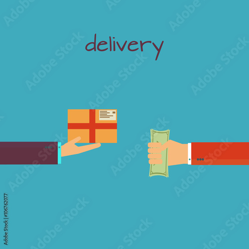 Delivery to the customer premise for money
