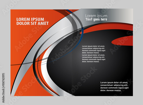Brochure design template
