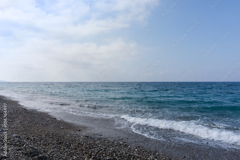 coast of Mediterranean sea coast of Mediterranean sea
