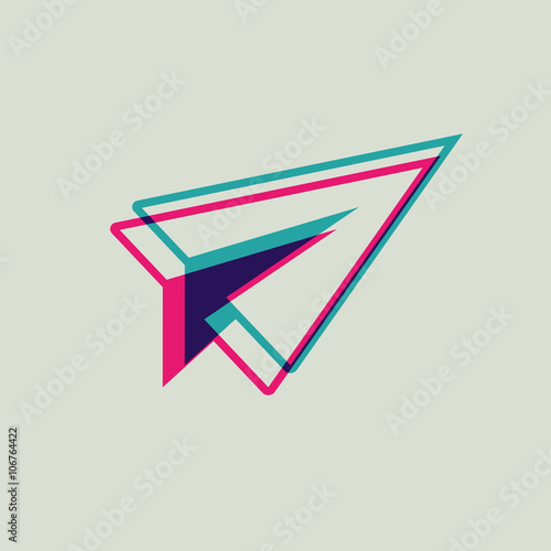 icon paper plane