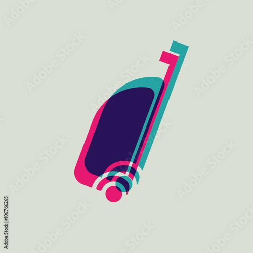 travel bag icon view profile