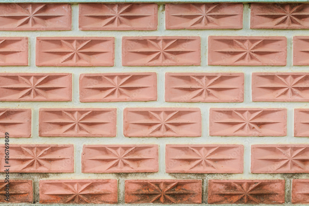 Naklejka premium Brick background texture.