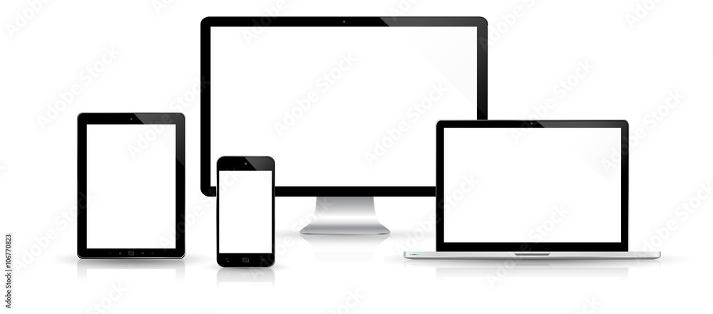 Modern digital tech device collection Modern digital tech device collection